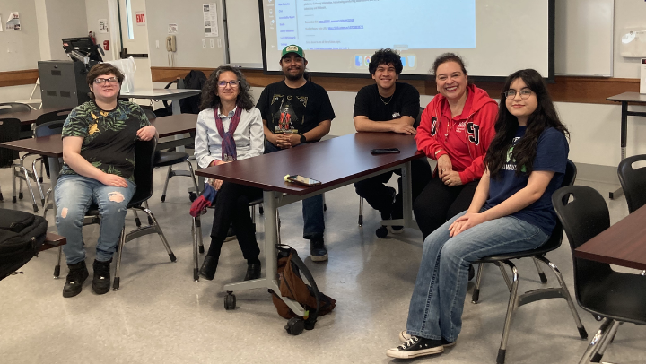 Studens from SDSU Imperial Valley's Journalism and Media Studies Media Writing and Reporting course with Dean Guillermina Gina Núñez-Mchiri.