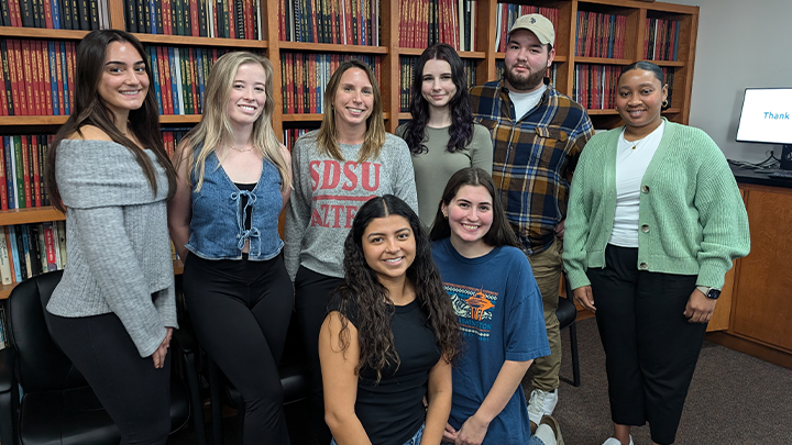 Rachael Record (second row, third from the left) with the Fall 2025 cohort.
