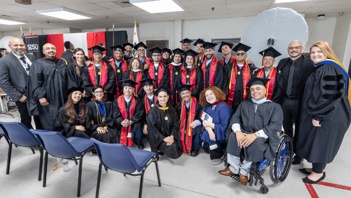 27 students graduated from San Diego State University while still incarcerated as part of SDSU’s Valuing Incarcerated Scholars through Academia (VISTA) program.
